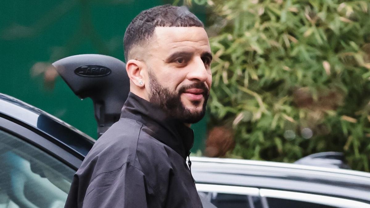 Kyle Walker in Milan to sign for his new Serie A side